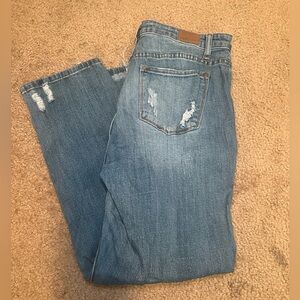 Judy Blue Distressed Jeans Women’s 7/28 Girlfriend Fit